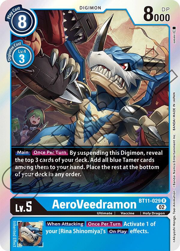 AeroVeedramon BT11-029 R (Dimensional Phase)  - Foil