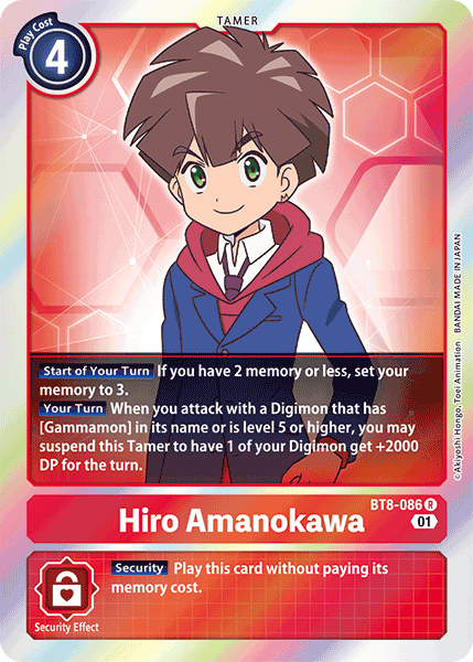 Hiro Amanokawa [BT8-086] [New Awakening]