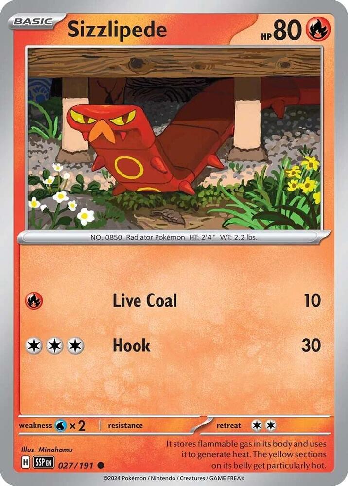 Sizzlipede 027/191 (SV08: Surging Sparks) 
