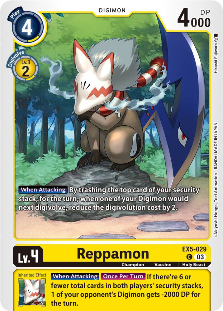 Reppamon EX5-029 C (Animal Colosseum) 