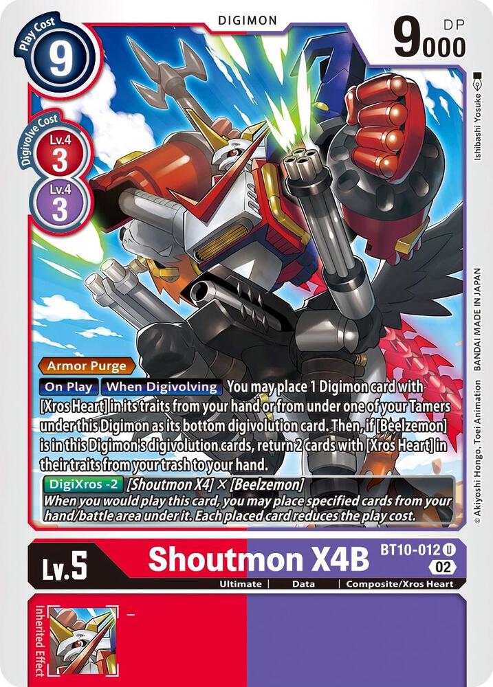 Shoutmon X4B BT10-012 U (Xros Encounter) 