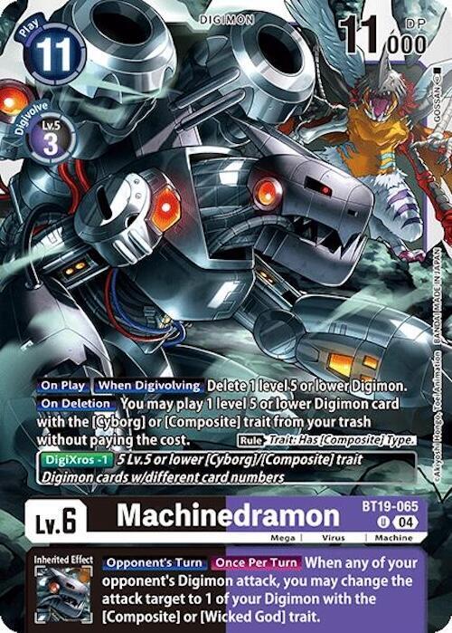 Machinedramon BT19 065 BT19-065 U (Release Special Booster 2.0) 