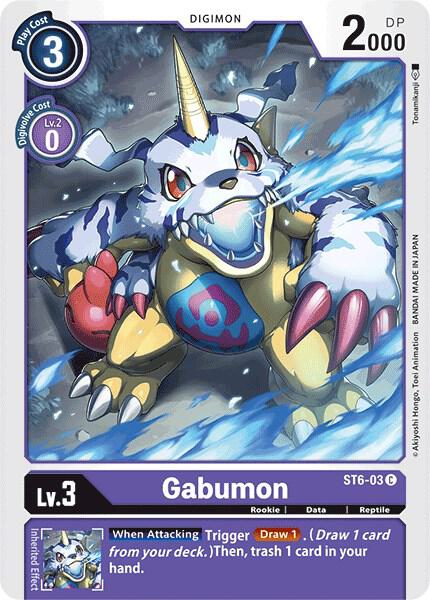 Gabumon ST6-03 C (Starter Deck 06: Venomous Violet) 