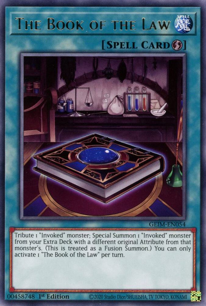 The Book of the Law GEIM-EN054 (Genesis Impact)  - 1st Edition