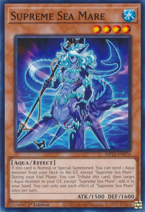 Supreme Sea Mare MP23-EN076 (25th Anniversary Tin: Dueling Heroes Mega Pack)  - 1st Edition
