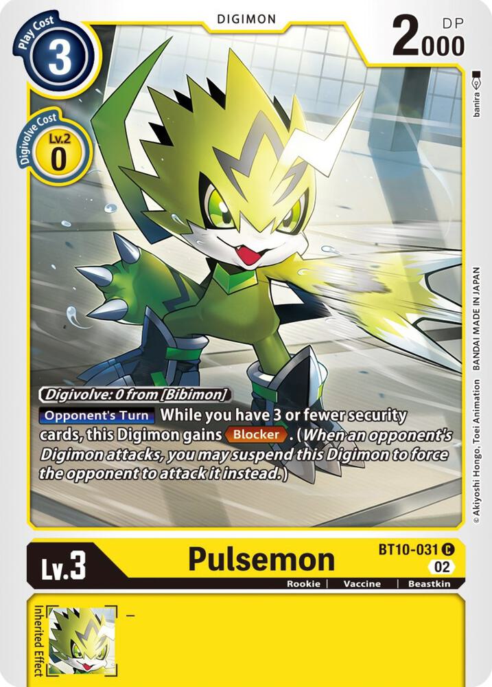 Pulsemon BT10-031 C (Xros Encounter) 