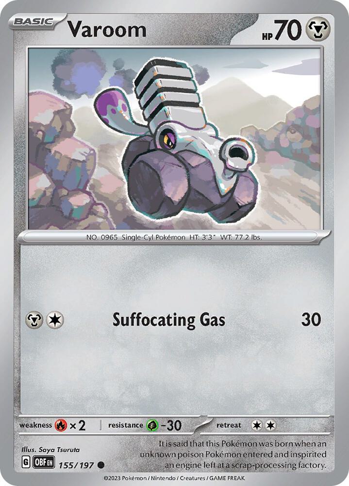 Varoom 155/197 (SV03: Obsidian Flames) 