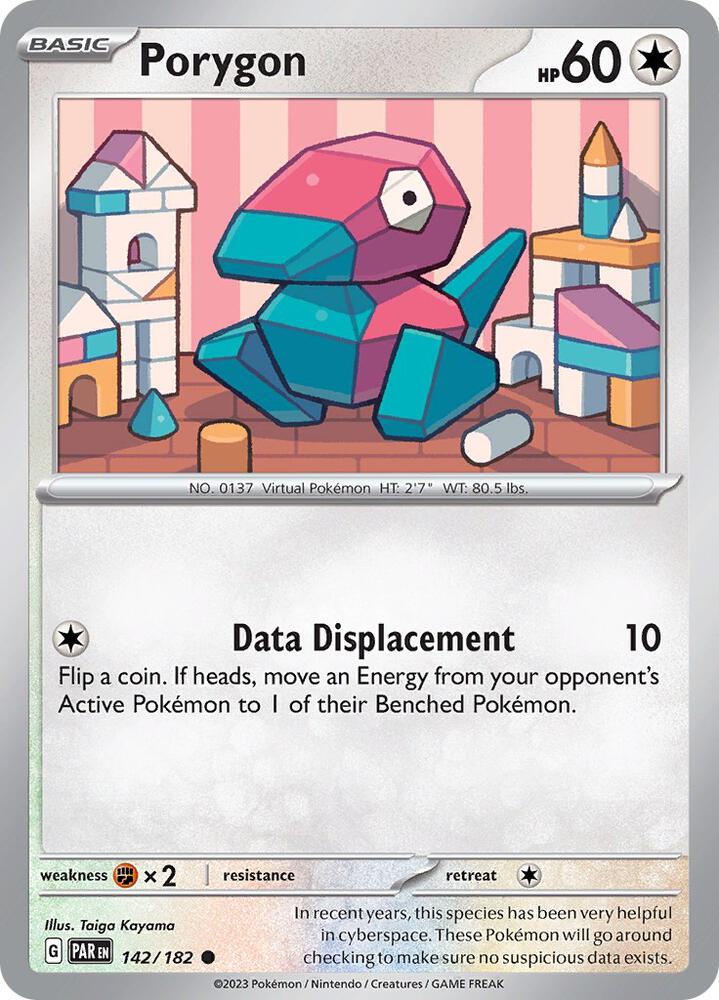 Porygon 142/182 (SV04: Paradox Rift) 