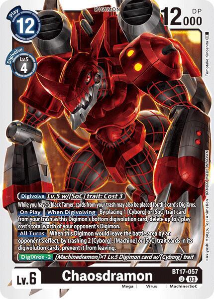 Chaosdramon BT17-057 U (Secret Crisis) 