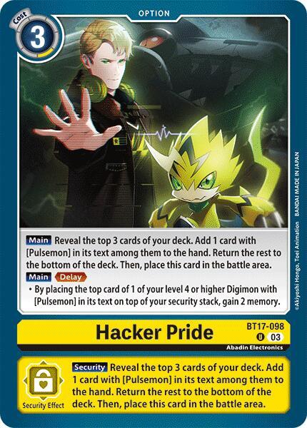 Hacker Pride BT17-098 U (Secret Crisis) 