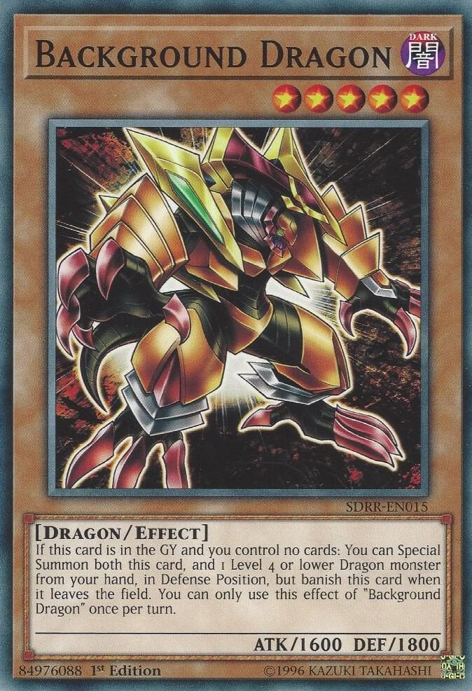 Background Dragon SDRR-EN015 (Structure Deck: Rokket Revolt)  - 1st Edition