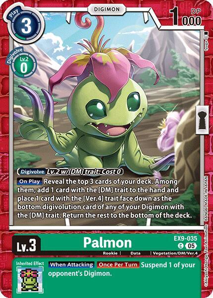 Palmon EX9-035 C (Versus Monsters) 
