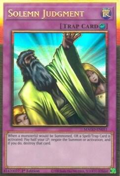 Solemn Judgment MAGO-EN051 (Maximum Gold)  - 1st Edition