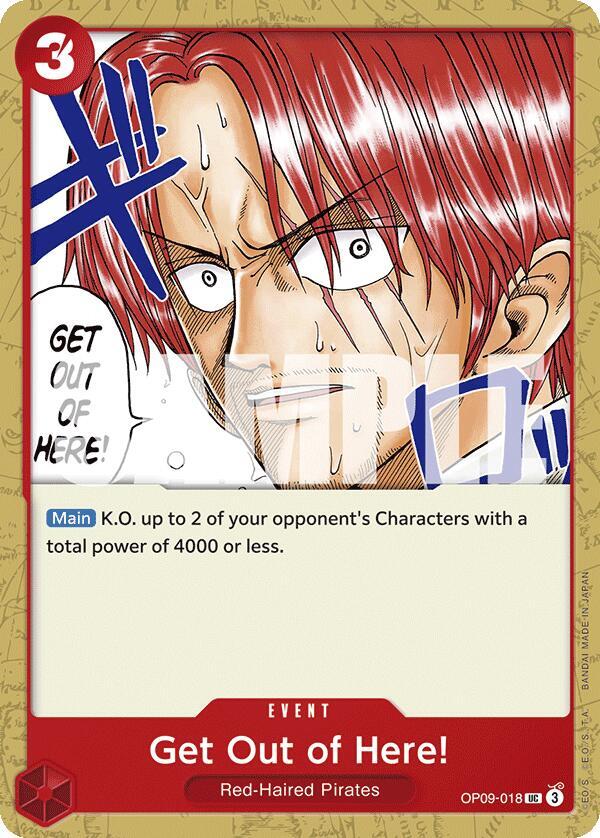Get Out of Here! OP09-018 (Emperors in the New World) 