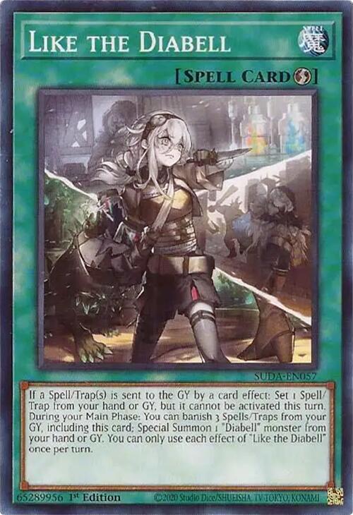 Like the Diabell SUDA-EN057 (Supreme Darkness)  - 1st Edition