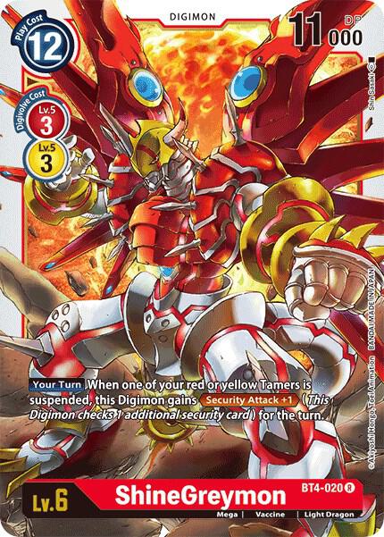 ShineGreymon BT4-020 R (Great Legend) 