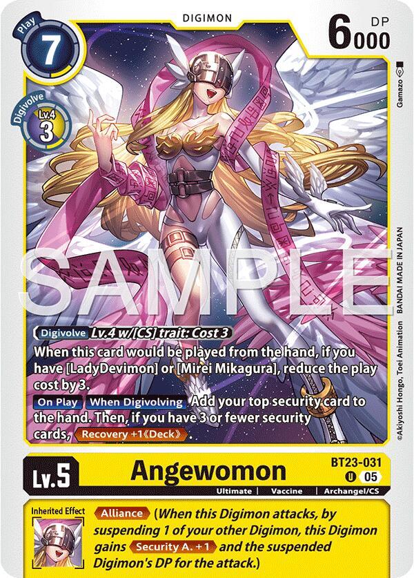 Angewomon BT23-031 U (Hackers' Slumber) 