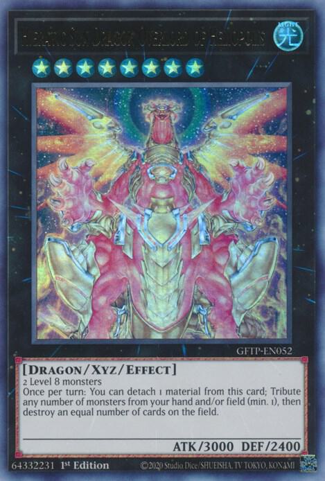 Hieratic Sun Dragon Overlord of Heliopolis GFTP-EN052 (Ghosts From the Past)  - 1st Edition