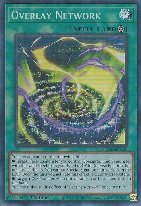 Overlay Network MAZE-EN020 (Maze of Memories)  - 1st Edition