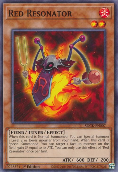 Red Resonator SDCK-EN007 (Structure Deck: The Crimson King)  - 1st Edition