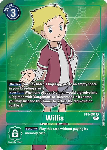 Willis Box Topper BT8-091 R (New Awakening)  - Foil