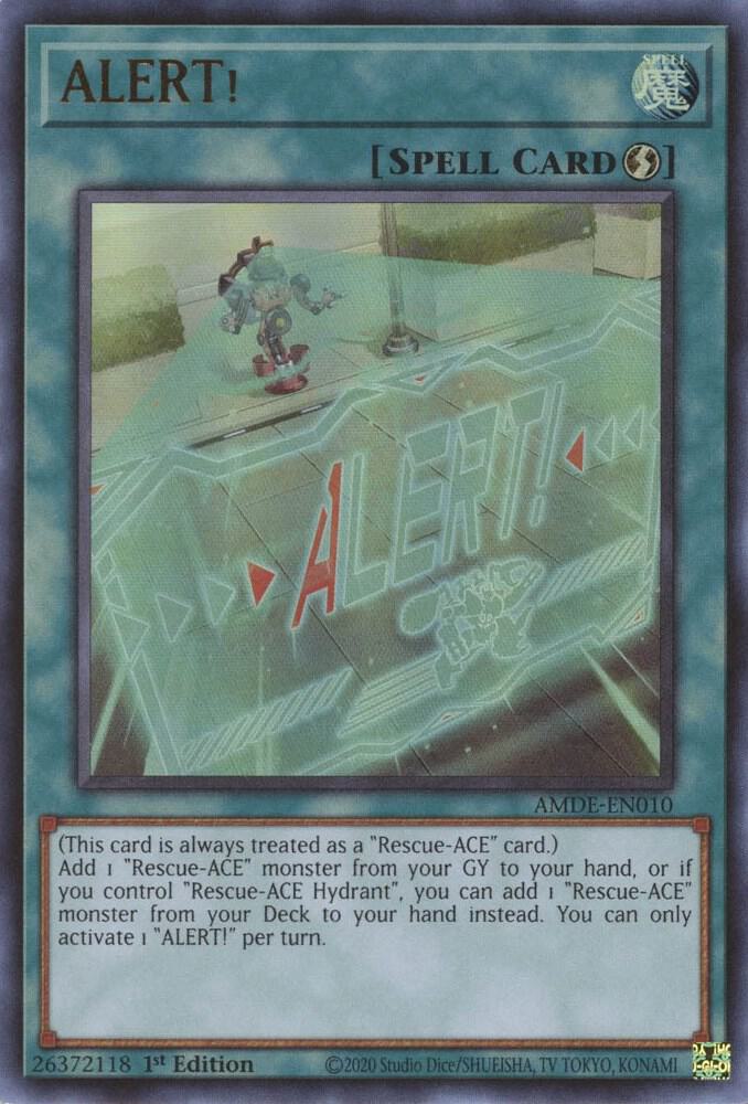 ALERT! AMDE-EN010 (Amazing Defenders)  - 1st Edition