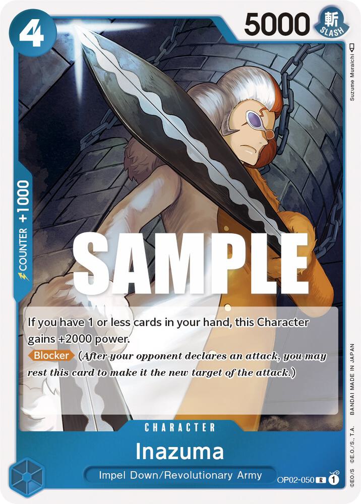 Inazuma OP02-050 (Paramount War)  - Foil
