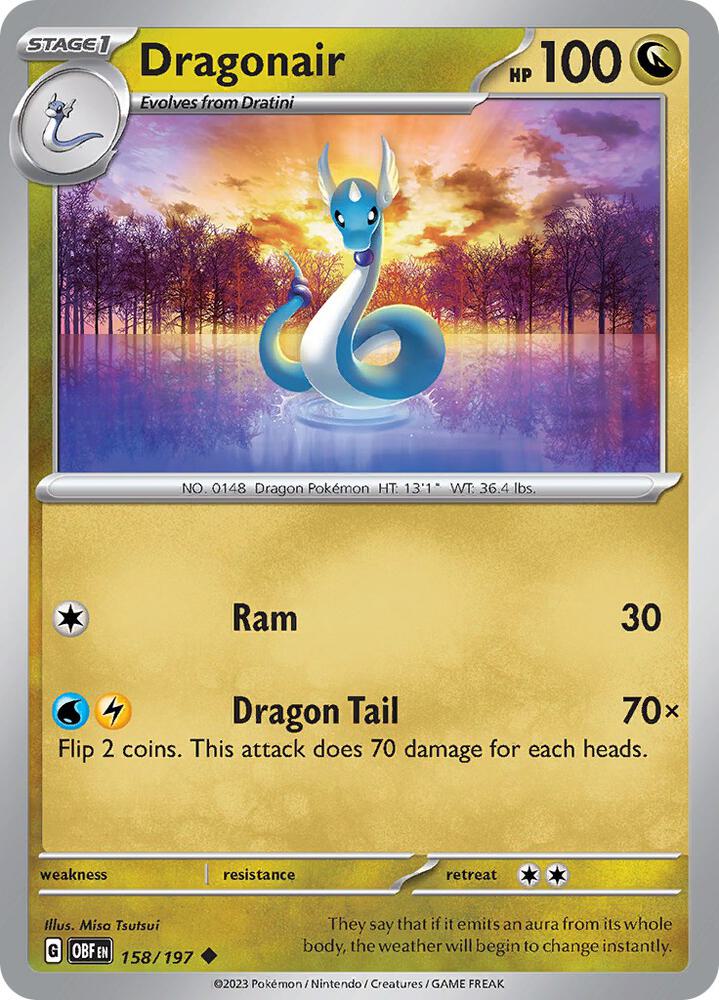 Dragonair 158/197 (SV03: Obsidian Flames) 
