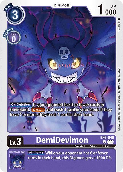 DemiDevimon EX6-046 C (Infernal Ascension) 