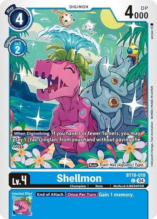 Shellmon BT19-019 C (Release Special Booster 2.0) 