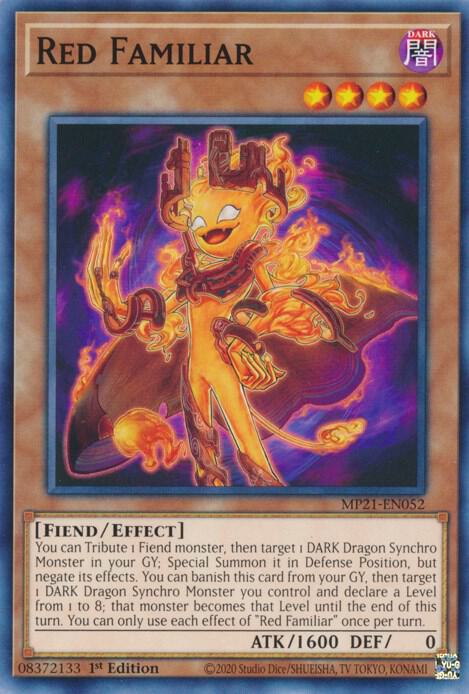 Red Familiar MP21-EN052 (2021 Tin of Ancient Battles)  - 1st Edition