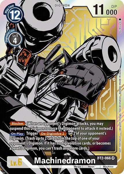 Machinedramon BT2 066 Dash Pack Ver 10 BT2-066 SR (Release Special Booster 1.0)  - Foil