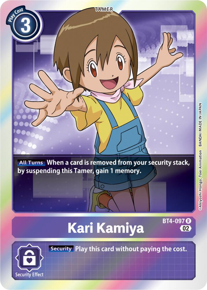 Kari Kamiya Resurgence Booster Reprint BT4-097 R (Resurgence Booster)  - Foil