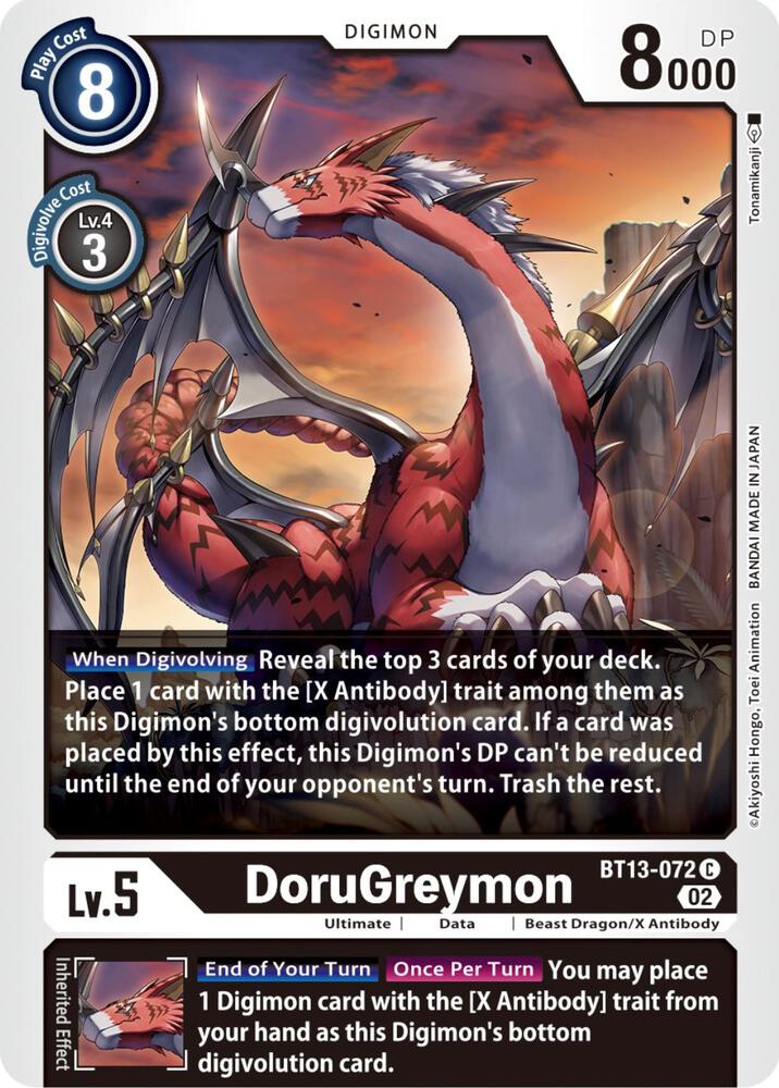 DoruGreymon BT13-072 C (Versus Royal Knights) 