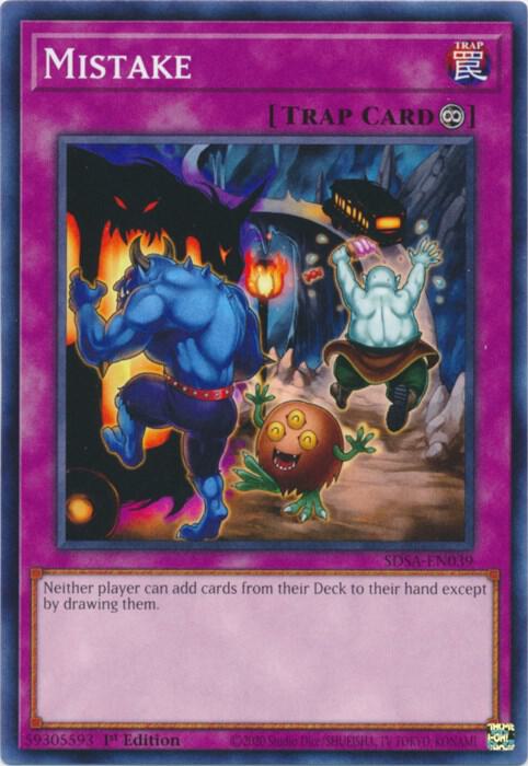 Mistake SDSA-EN039 (Structure Deck: Sacred Beasts)  - 1st Edition