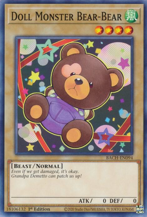 Doll Monster Bear-Bear BACH-EN094 (Battle of Chaos)  - 1st Edition