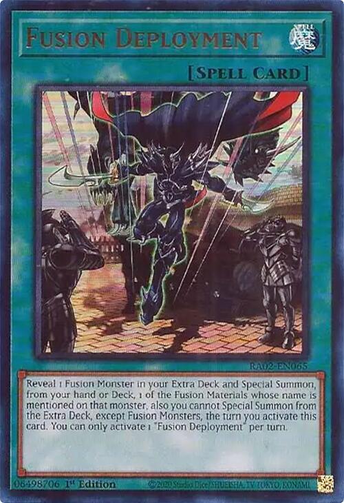 Fusion Deployment UR RA02-EN065 (25th Anniversary Rarity Collection II)  - 1st Edition