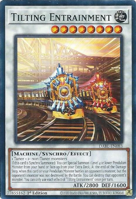 Tilting Entrainment DABL-EN083 (Darkwing Blast)  - 1st Edition