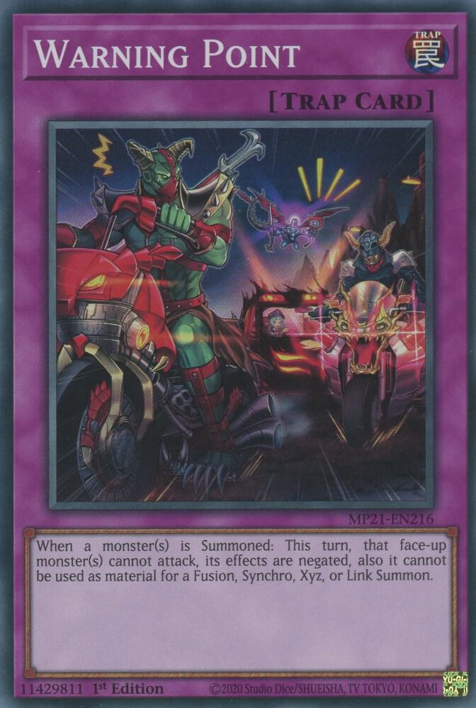 Warning Point MP21-EN216 (2021 Tin of Ancient Battles)  - 1st Edition
