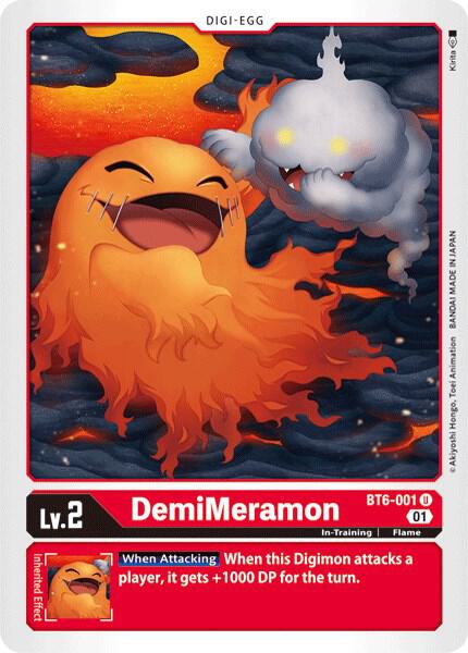 DemiMeramon BT6-001 U (Double Diamond) 