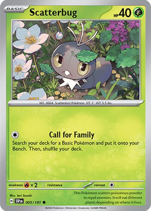 Scatterbug 005/191 (SV08: Surging Sparks) 