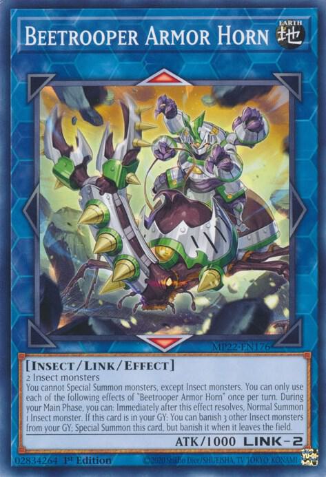Beetrooper Armor Horn MP22-EN176 (2022 Tin of the Pharaoh's Gods)  - 1st Edition