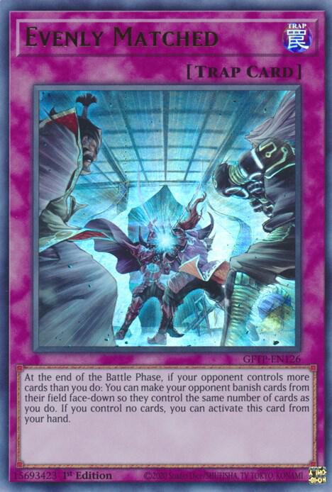 Evenly Matched GFTP-EN126 (Ghosts From the Past)  - 1st Edition
