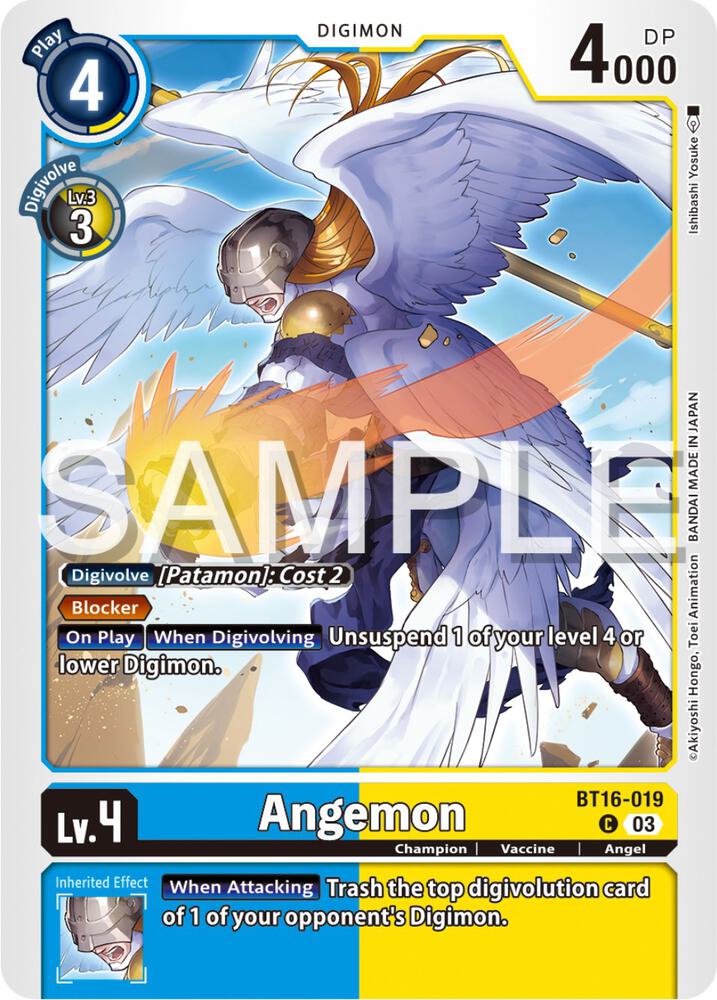 Angemon BT16-019 C (Beginning Observer) 