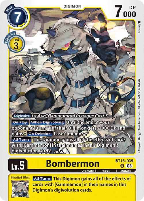 Bombermon BT15-039 U (Exceed Apocalypse) 
