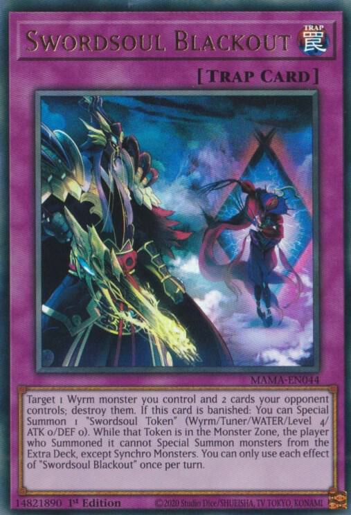 Swordsoul Blackout MAMA-EN044 (Magnificent Mavens)  - 1st Edition