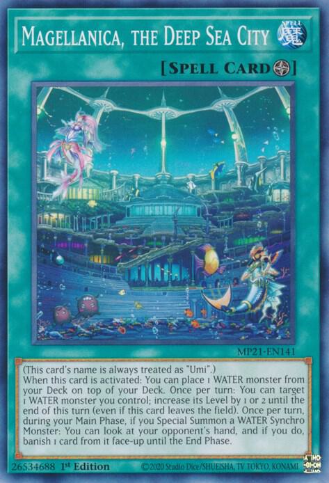 Magellanica the Deep Sea City MP21-EN141 (2021 Tin of Ancient Battles)  - 1st Edition