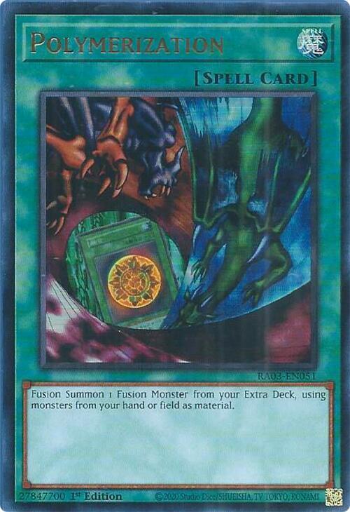 Polymerization A Alternate Art UR RA03-EN051 (Quarter Century Bonanza)  - 1st Edition