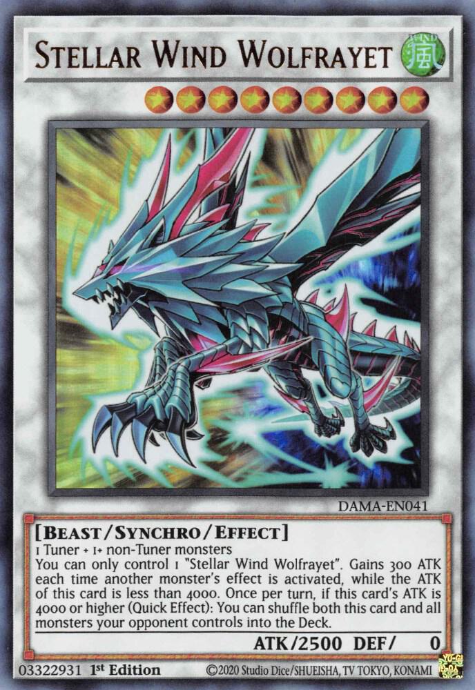 Stellar Wind Wolfrayet DAMA-EN041 (Dawn of Majesty)  - 1st Edition