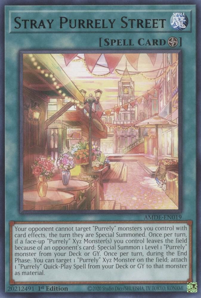 Stray Purrely Street AMDE-EN019 (Amazing Defenders)  - 1st Edition